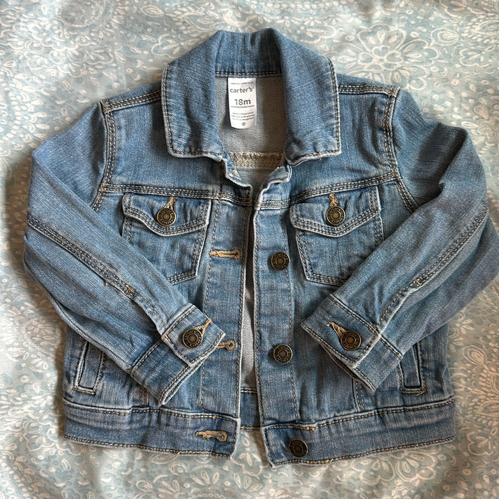 Baby denim jacket, size 18m